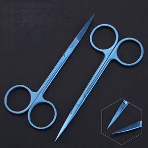 กรรไกรเย็บลิสเตอร์สีมีหูจับแบบหยดน้ำค้างอุปกรณ์ทางการแพทย์ทำจากสแตนเลสคุณภาพสูง - Product Image 4