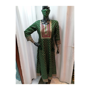 NOUVELLES ROBES DE CRÉATEURS INDIENS PAKISTANÉS BRODERIE/ROBE LONGUE ANARKALI SHALWAR KAMEEZ PRODUIT DE VENTE - Product Image 4