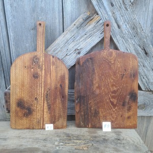 Vineh Look Ensemble de 2 planches à découper en bois, planches artisanales parfaites pour la préparation en cuisine, le service et l'exposition sur table, en provenance d'Inde - Product Image 4