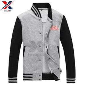 Chaqueta Universitaria de Invierno para Hombre, Resistente al Viento, 100% Algodón, Mangas Regulares, Diseño de Logotipo Bordado Personalizado, Estilo Universitario, de Fábrica - Product Image 4