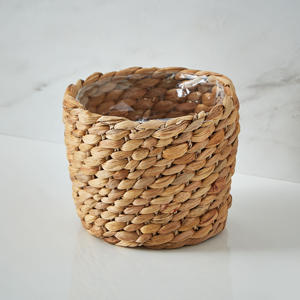 Jardinières écologiques en jacinthe d'eau, prix le plus bas, panier porte-plantes, pot à plantes tissé à la main - Product Image 4