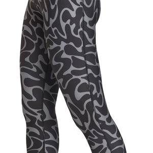 2025 New Style High Waist Yoga <b>Legging</b> for Women Breathable Knitted Fabric Silk Spandex Gym Sport <b>Pocket</b> <b>Leggings</b> Factory - Product Image 6