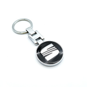 Porte-clés en métal personnalisé avec logo de <span class=keywords><strong>voiture</strong></span>, double face, boucle en H, logo de marque automobile, porte-clés, chaîne, pendentif - Product Image 5