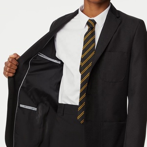 Suministro de Fábrica, Blazer Escolar Personalizado para Niños, 100% Algodón, Corbatas, Color y Talla Personalizados, Estilo Urbano Unisex - Product Image 5