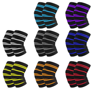 Bandes de genou en néoprène de couleur personnalisée, respirantes, à compression et de protection pour la musculation et le levage de poids - Product Image 6