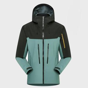 Chaquetas Impermeables Azul Marino Personalizadas para Exteriores, Chaqueta Ligera de 3 Capas con Bolsillo con Cremallera - Product Image 6