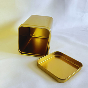 Lata de metal personalizable OEM, caja de regalo vacía de grado alimenticio para caramelos, goma de mascar, almacenamiento de chocolate y azúcar, característica reciclable - Product Image 3