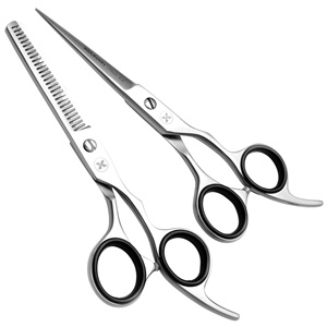 Kounain Professional Right-Handed Hair Cutting Scissors <b>Set</b> <b>Razor</b> Sharp Japanese Stainless Steel 4Cr13 Medium Handle Thinning 32 - Product Image 4