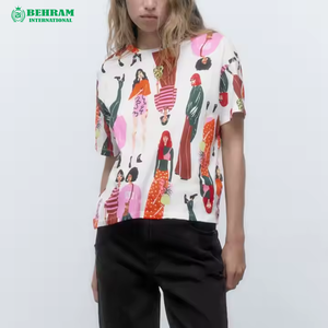 T-shirt personnalisé pour homme 100% coton, délavé à l'acide, écologique, anti-boulochage, coupe classique, grammage lourd 200 GSM, délavage à la pierre - Product Image 4