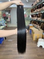 Gran Oferta: Cabello Humano Virgen Super Double Drawn Liso Natural, Paquetes Funmi, Negro Natural, 18-32 Pulgadas, En Stock