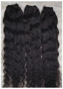 Extensions de cheveux bouclés naturels non traités du temple indien Cheveux humains brésiliens bon marché en paquet de style afro - Product Image 4