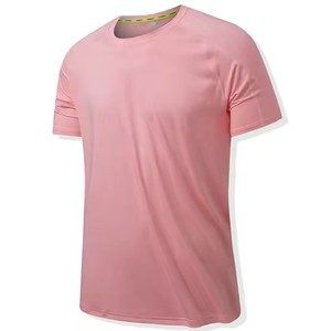 T-shirts pour hommes de haute qualité, col rond, coupe régulière, tissu en toile de polyester/coton, séchage rapide, respirant, logo personnalisé - Product Image 6
