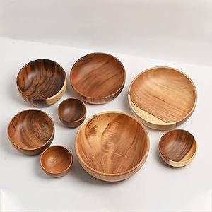Bols jetables en bois d'acacia personnalisables de haute qualité VietChoice durables pour les fêtes fabriquées au Vietnam - Product Image 3