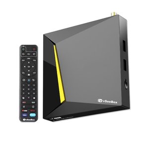 Paquete cargado new_VseeBox V3 Plus con Ultimate 8K Android TV Box y control remoto por voz - Product Image 4