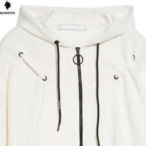 เสื้อฮู้ดสวมหัวของผู้ชาย100% ผ้าฝ้ายคุณภาพสูงลำลองขนาดพลัสไซส์สำหรับฤดูหนาวพิมพ์ลายดิจิตอลสีพื้น - Product Image 5