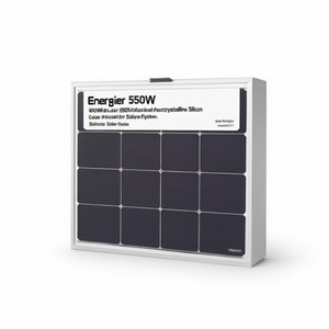 แผงโซลาร์เซลล์ Energizer 550W แบบ Half Cell ผลิตจากโพลีคริสตัลไลน์ซิลิคอน สำหรับระบบแผงโซลาร์เซลล์ - Product Image 2