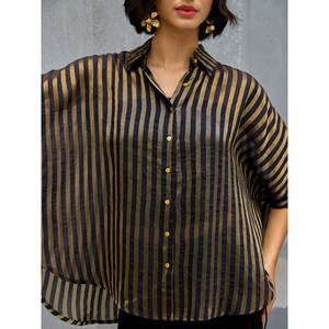 Simhika Striped Bohemian Knit Crop <b>Top</b> <b>and</b> <b>Skirt</b> Set - Product Image 6