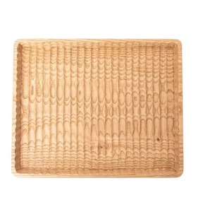 Bandeja redonda de ratán hecha a mano con asas para cocina, comedor, mesa de café, desayuno, servicio de comida y decoración del hogar - Product Image 4