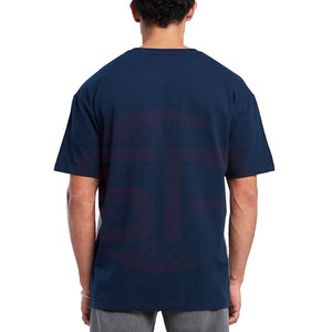 Camiseta de gran tamaño hecha de algodón para hombre de último estilo, ropa de verano de manga corta, camiseta informal para hombre - Product Image 2