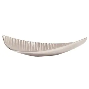 Handcrafted Elegant Metal <b>Tray</b> Table Accessories Finish Handmade Metal <b>Tray</b> with Decorative Carved Edge Craftwork plated safe - Product Image 4