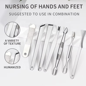 Kit de Instrumentos de Podología de 5 Piezas, Acero Inoxidable, Cortaúñas para Uñas Encarnadas, Tijeras para Manicura, Cuidado de las Uñas - Product Image 3