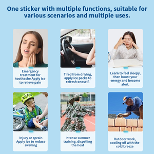 स्वास्थ्य देखभाल बुखार सिरदर्द दर्द गर्म तापमान राहत ठंडा बुखार कूलिंग जेल पैच - Product Image 6
