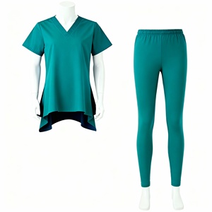 Vente en gros de blouses médicales Uniformes médicaux d'infirmières à manches courtes pour femmes, disponibles en couleurs vives et au design moderne - Product Image 6