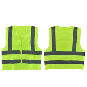 Nouveau dernier Design 2025 sans manches haute visibilité gilet de travail personnalisé robuste extérieur sécurité sécurité hommes haute visibilité gilet de travail - Product Image 1