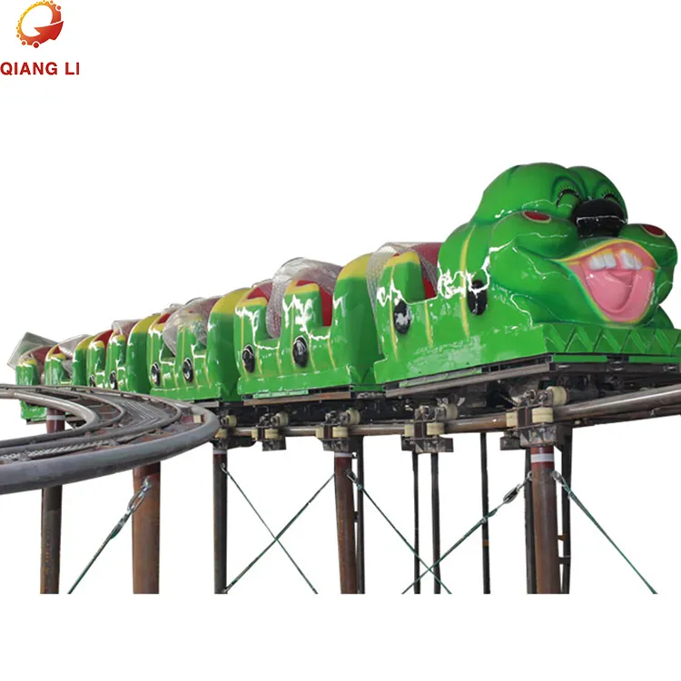 Çin üretimi ucuz fiyat köy çocuklar eğlence oyunları tırtıl solucan tren sürgülü Mini hız treni satılık sürmek