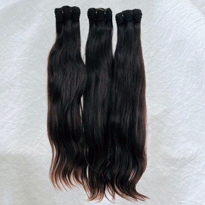 Cabello humano indio de alta calidad de 16 "de un solo donante | Paquetes rizados naturales | Extensiones de proveedores al por mayor - Product Image 6