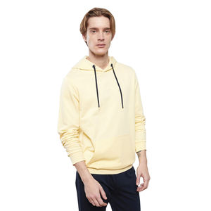 Sudadera con capucha de lana de algodón 100% para hombre, ropa de calle de otoño con bolsillo y logotipo personalizado, sudadera de moda, estilo deportivo sencillo, Térmica de invierno - Product Image 1