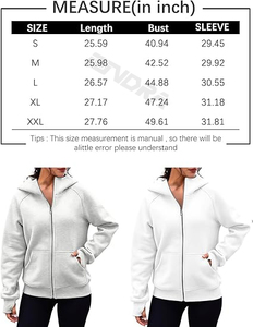 Sudadera con capucha y cremallera completa de alta calidad, precio razonable, sudadera con cremallera completa de EE. UU., Sudadera con capucha de algodón con cremallera facial completa y logotipo personalizado - Product Image 5