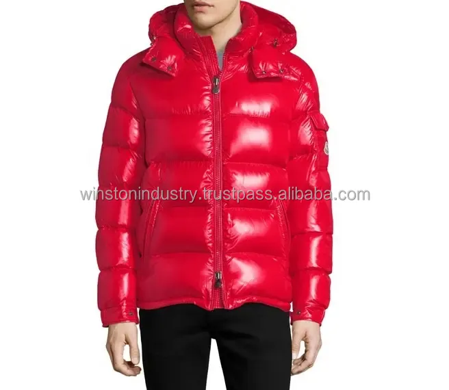 Wholesale Price Latest Fashion Wear Men Bubble Jacket Customized Logo & Style Men Bubble JacketMen high quality shining custom