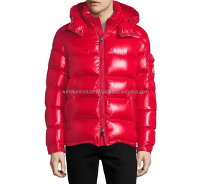 Chaqueta de Burbujas para Hombre, Ecológica, Transpirable, de Alta Calidad, con Logotipo y Patrón de Letras Personalizados, Chaqueta de Invierno - Product Image 1