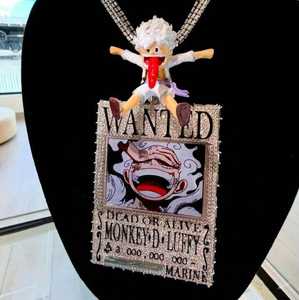 Pendentif en moissanite 16,20 CTW VVS1, style hip-hop glacé, plaqué or rose, forme d'animal, charme personnalisé, cadeau parfait pour Halloween - Product Image 3