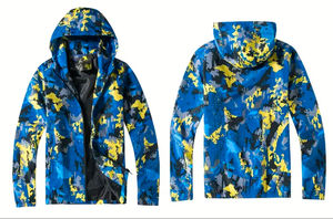 Custom Canvas Breathable Hooded Jacket Stand Collar Long Sleeve Windbreaker Zipper High Street Stylish Casual Outdoor Winter - Product Image 2