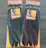 Vente en gros usine 4X 52" Extensions de cheveux synthétiques à tresser pré-étirées Yaki Lisse Ez Braiding Hair Extension