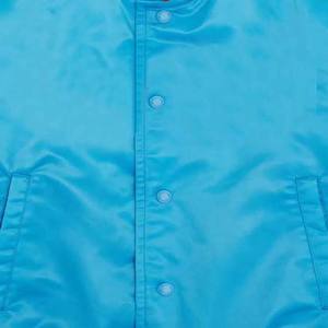 Veste bomber en toile pour homme, style streetwear, design personnalisé OEM, doublure matelassée ample, col montant, imperméable à l'avant - Product Image 4