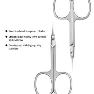 Wholesale High Quality Best Supplier Stainless Steel Beauty Manicure Nail Cuticle Cutting Scissor Professional Cuticle Scissors - Product Image 3