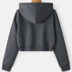Nuevo estilo barato Venta caliente Crop Top Nueva llegada Mejor moda Mujeres Crop Tops Sudaderas con capucha Tallas grandes transpirable - Product Image 2