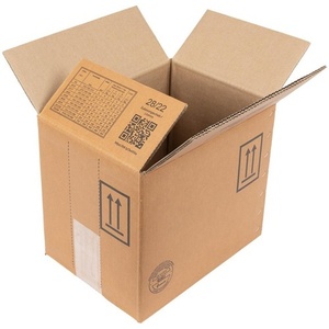4-Way Approved Double-Walled Corrugated Board Recyclable 360x260x300mm 28L Capacity 10 Units Per <b>Pack</b> TRANSPAK <b>Paper</b> Box - Product Image 1