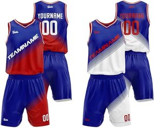 Personalizado Reversible Baloncesto Jersey Pantalones Cortos Uniformes Poliéster Uniformes Impreso Logo Alta Calidad Uniforme Ropa Deportiva industria - Product Image 4