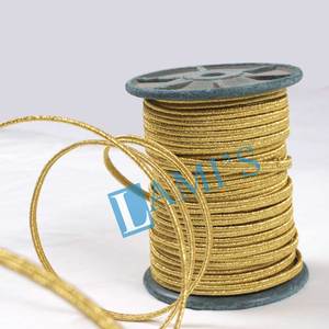 Trenzas de encaje de alambre de lingotes de la mejor calidad, cordones trenzados de recorte de uniforme ceremonial hechos en fábrica - Product Image 4