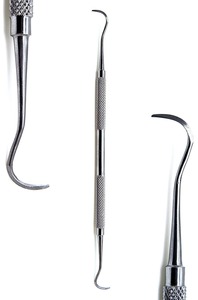 <b>Dental</b> Surgical Instruments Kit Stainless Steel Deluxe Cushion Grip Manual Power Source for Teeth Scaling and <b>Plaque</b> <b>Removal</b> - Product Image 3