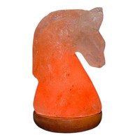 Lampes de sel en forme de cheval Feng Shui exquises de Sian Enterprises, écologiques, sculptées à la main, en matériau organique de l'Himalaya, naturelles