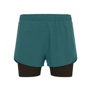 กางเกงขาสั้นเล่นกีฬาสำหรับผู้ชายกางเกงขาสั้นผ่าสองชั้นแบบ2 in 1มีกระเป๋าด้านในสำหรับผู้ชายโลโก้แบบสั่งทำแห้งเร็วไซส์ใหญ่พิเศษจัดส่งแบบ DDP - Product Image 4