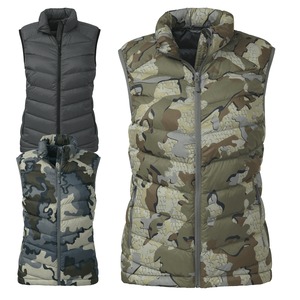 100% coupe-vent Polyester mi-couche gilet isolé pour la chaleur et la durabilité parfait respirant décontracté Camo chasse vers le bas gilet - Product Image 1