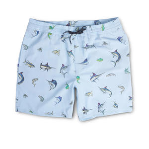 Vêtements de sport Shorts de pêche pour hommes Shorts d'été décontractés Pantalons de plage Vêtements de pêche Shorts en maille de pêche en polyester sublimé - Product Image 4