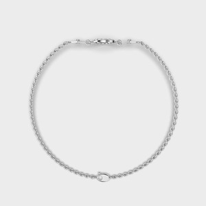 IGI Certified Round Lab Grown Diamond Oval Halo <b>Station</b> Chain Bracelet in Solid 925 Sterling Silver - Product Image 4