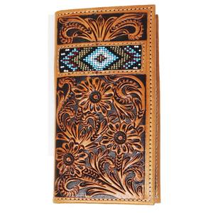 Bolso Ejecutivo de Cuero Genuino de Vaca, Hecho a Mano, Duradero, para Mujer, Estilo Rústico Occidental, con Cierre, Estampados de Animales, para Viajes Diarios - Product Image 3